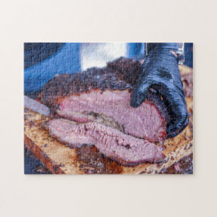 Brisket BBQ Food Meat Jigzaag Puzzle Legpuzzel