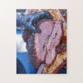 Brisket BBQ Food Meat Jigzaag Puzzle Legpuzzel (Verticaal)
