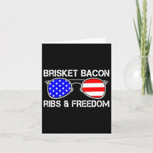 Brisket Bycon Ribs en Freedom Grill BBQ Vleesrook Kaart