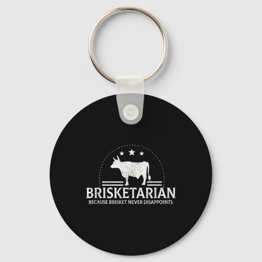 Brisketarian omdat Brisket Bbq nooit teleurstelt Sleutelhanger (Voorkant)