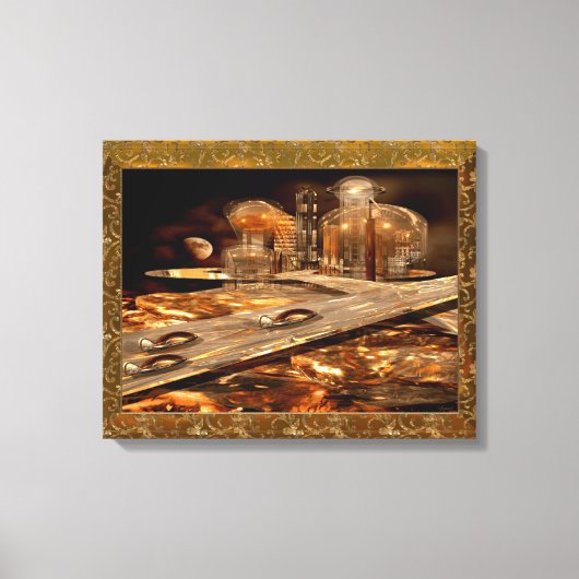 BriskPort Wrapped Canvas Afdruk (Voorkant)