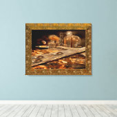 BriskPort Wrapped Canvas Afdruk (Insitu (Houten vloer))