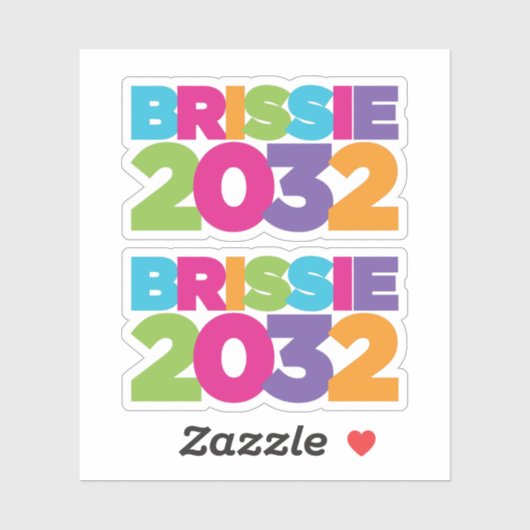 Brissie 2032 sticker (Vel)