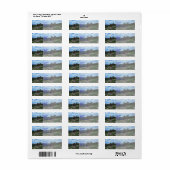 Bristlecone Pine Tree Etiket (Full Sheet)