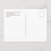 Bristlecone silhouet tegen sterrenhemel briefkaart (Achterkant)