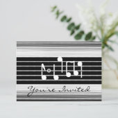 Bristles Musical Notes Kaart (Staand voorkant)