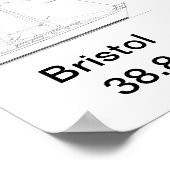 Bristol 38,8-sleuf poster (Hoek)