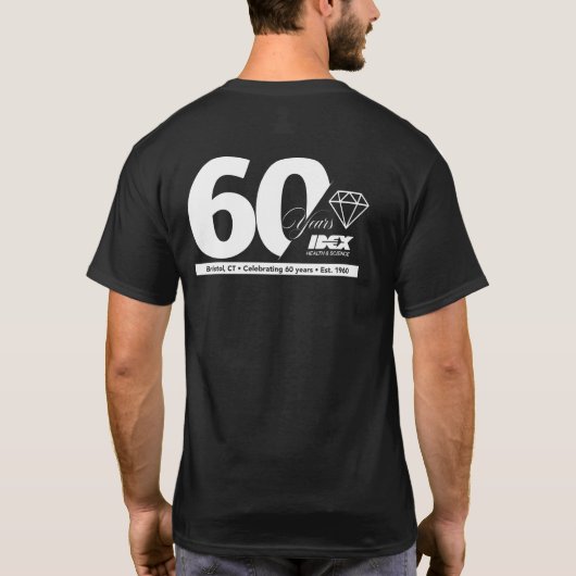 Bristol 60ste verjaardag T-Shirt (Achterkant)