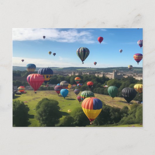 Bristol Balloon Fiesta Briefkaart (Voorkant)