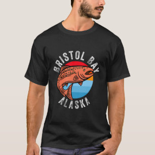 Bristol Bay Alaska Vist zalmvissers T-shirt