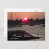 Bristol, carte postale d'Île de Rhode (Devant / Derrière)