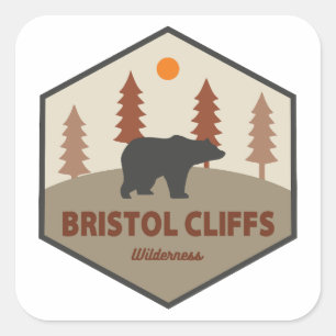 Bristol Cliffs Wilderness Beer Vierkante Sticker