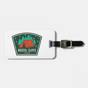 Bristol Cliffs Wilderness Vermont Camping Bagagelabel