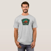 Bristol Cliffs Wilderness Vermont Camping T-shirt (Voorkant volledig)