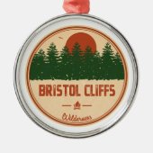 Bristol Cliffs Wilderness Vermont Metalen Ornament (Voorkant)