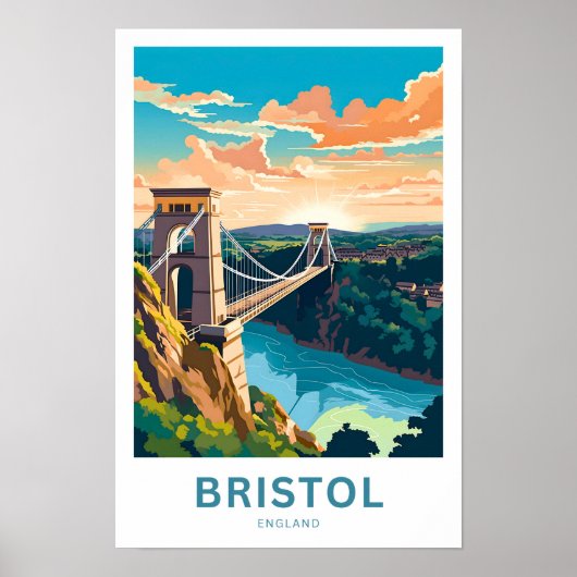 Bristol Engeland Reisprint Poster (Voorkant)