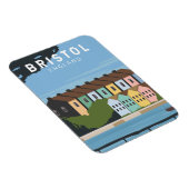 Bristol England Retro Travel Art  Magneet (Rechterzijde)
