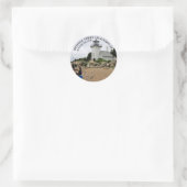 Bristol Ferry Lighthouse Rhode Island Stickers (Sac)
