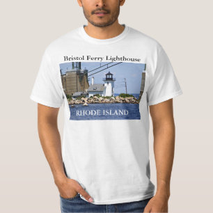 Bristol Ferry Lighthouse, Rhode Island T-Shirt