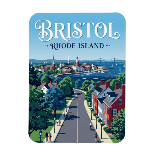 Bristol (Rhode Island) Magneet (Verticaal)