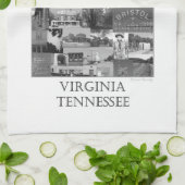 Bristol Scenes Collage Theedoek (Gevouwen)