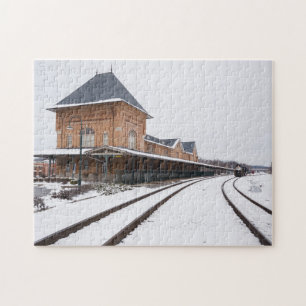 Bristol Train Station in Snow Legpuzzel