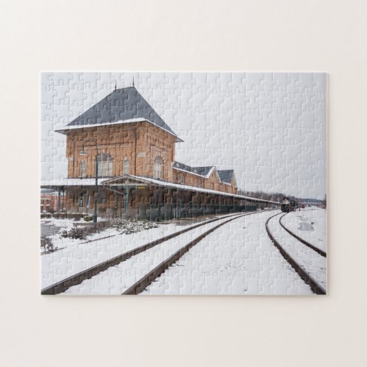 Bristol Train Station in Snow Legpuzzel (Horizontaal)