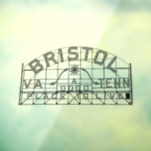 Bristol VA TN slogan panneau de la fenêtre clouer (Feuille 3)