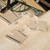 Bristol Va. Treinstation Goederenwagons puzzel (Zijkant)