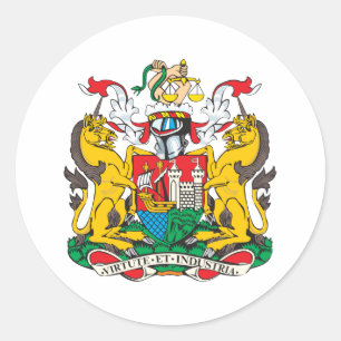 Bristol-wapenstilstand Ronde Sticker