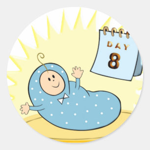 Brit Milah Ronde Sticker