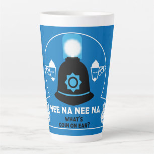 Brit van de politie en Accessoires Latte Mok