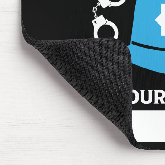 Brit van de politie en Accessoires Muismat (Hoek)