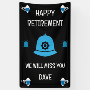 Brit van de politie en Accessoires Spandoek