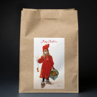 Brita als Iduna Carl Larsson Vintage Art Christmas