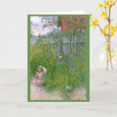 Brita in Flowerbed Kaart (Gele Bloem)