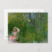 Brita in the Flower Bed c1897 Briefkaart (Voorkant / Achterkant)