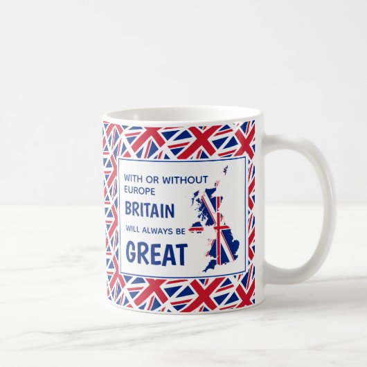 BRITAIN ALTIJD GROOT positief Koffiemok (Rechts)