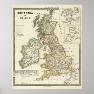 Britannia en Hibernia Poster