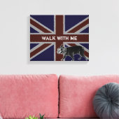 Britannia Series: Francois the French Bulldog Canvas Afdruk (Insitu (Woonkamer))