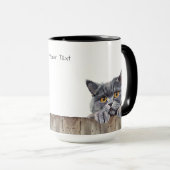 Britanniques Shorthair Cat Mug (Devant droit)