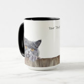 Britanniques Shorthair Cat Mug (Devant gauche)