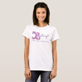 Britany girl B naam betekent monogram shirt (Voorkant volledig)