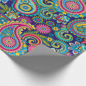 Brite Muti-kleurige Paisley Cadeaupapier (Hoek)
