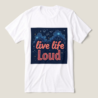 Brite-T Live Life Loud 0018992 Tri-Blend Shirt