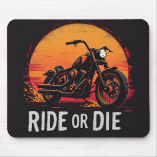 Brite-T Motorfiets Ride or Die 0019613 Muismat