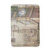 Britian England london clocktower big ben Badmat (Voorkant Verticaal)