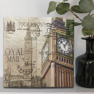 Britian England london clocktower big ben Tegeltje