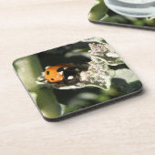 British 7 Spot Ladybug Cork Dessous de verre (Côté gauche)