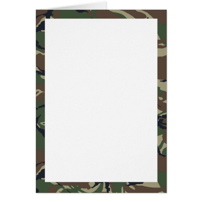 British 95 Forest Green Camouflage met White (Voorkant)